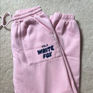 White Fox Boutique Pink Sweatpants